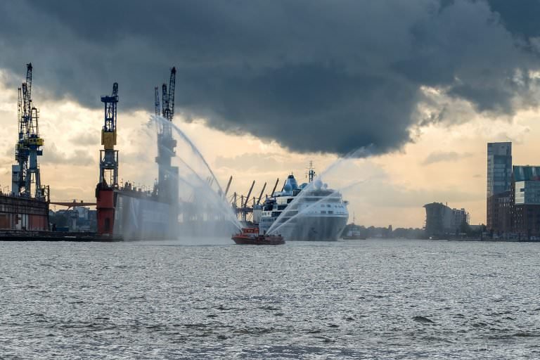 Silver Wind Erstanlauf in Hamburg
